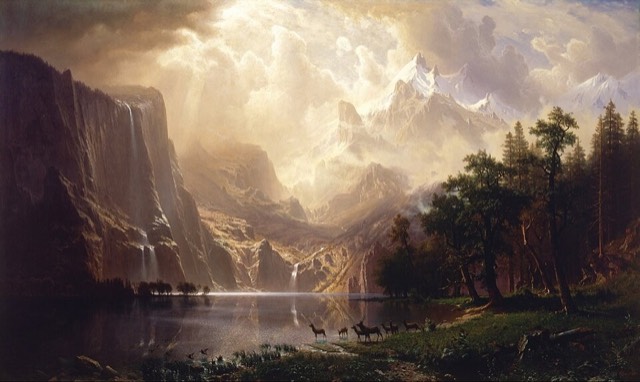 Among the Sierra Nevada, Albert Bierstadt, 1868